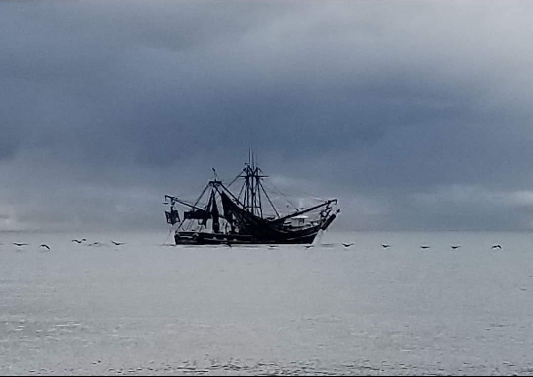 Shrimp Trawler off Hatteras Island