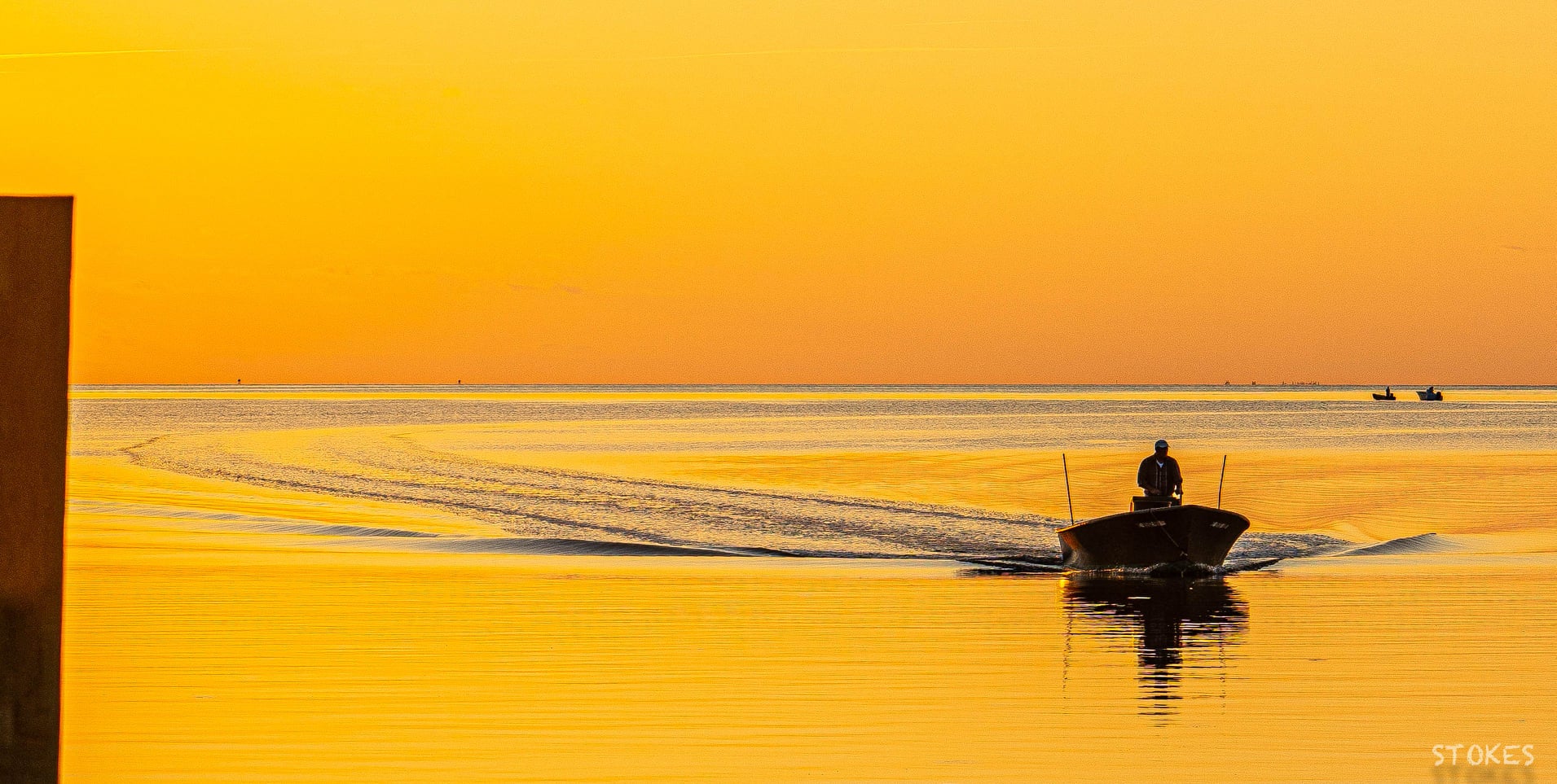Fishermen at sunset, Avon Harbor NC
