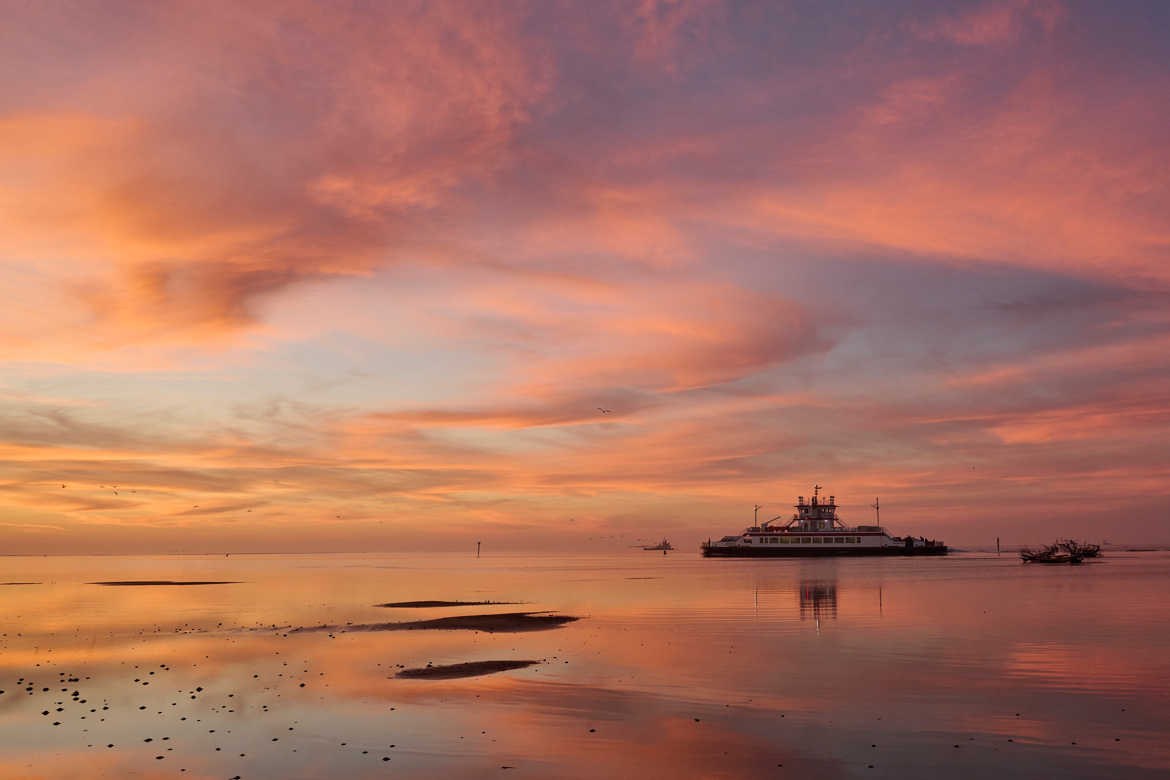 Sunset on the Pamlico Sound