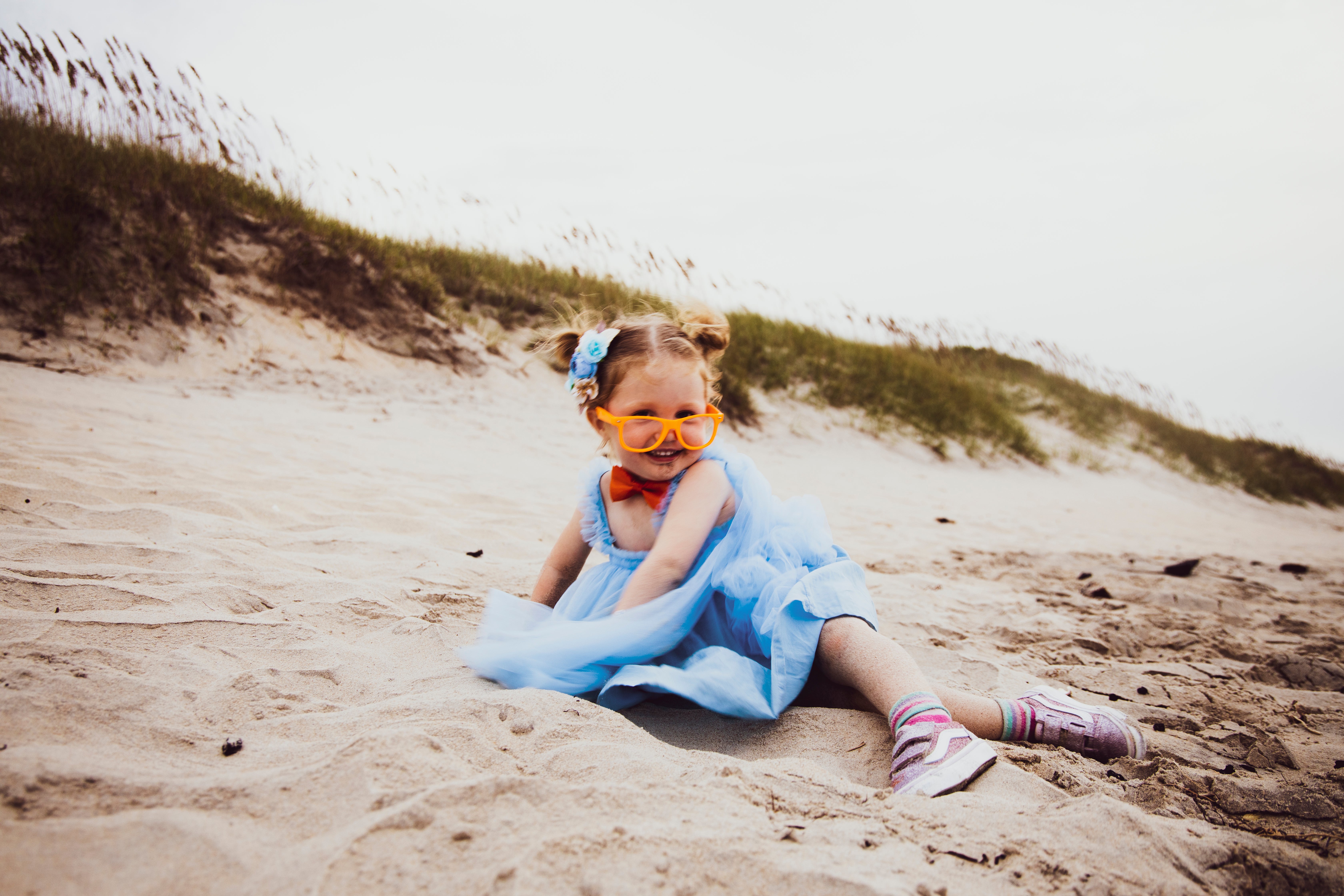 Girl at Cape Hatteras National Seashore