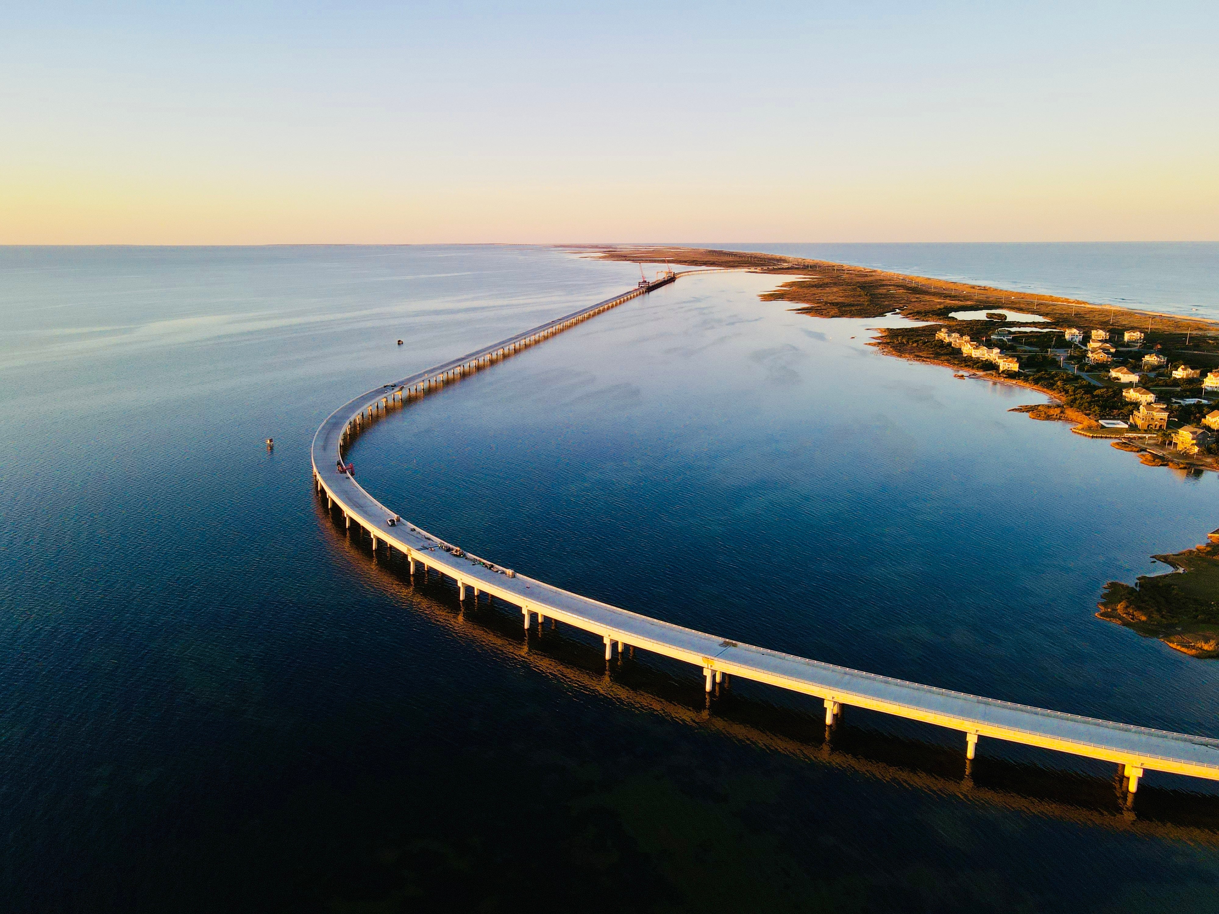 Rodanthe Jug Handle Bridge NCDOT Drone Image