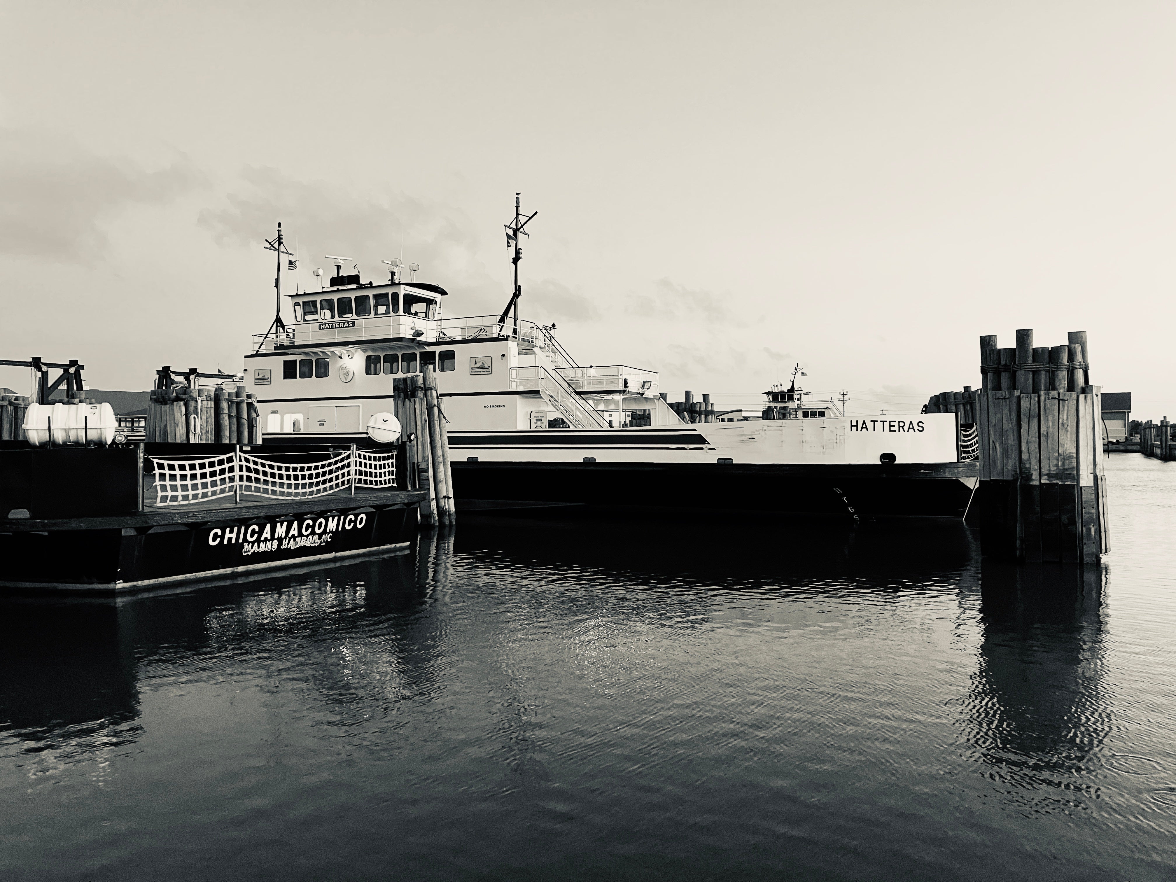 NCDOT Ferry at Hatteras Village Outer Banks