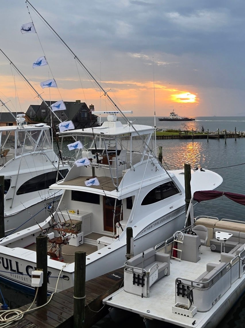 Charter Boat on the Hatteras Village waterfront