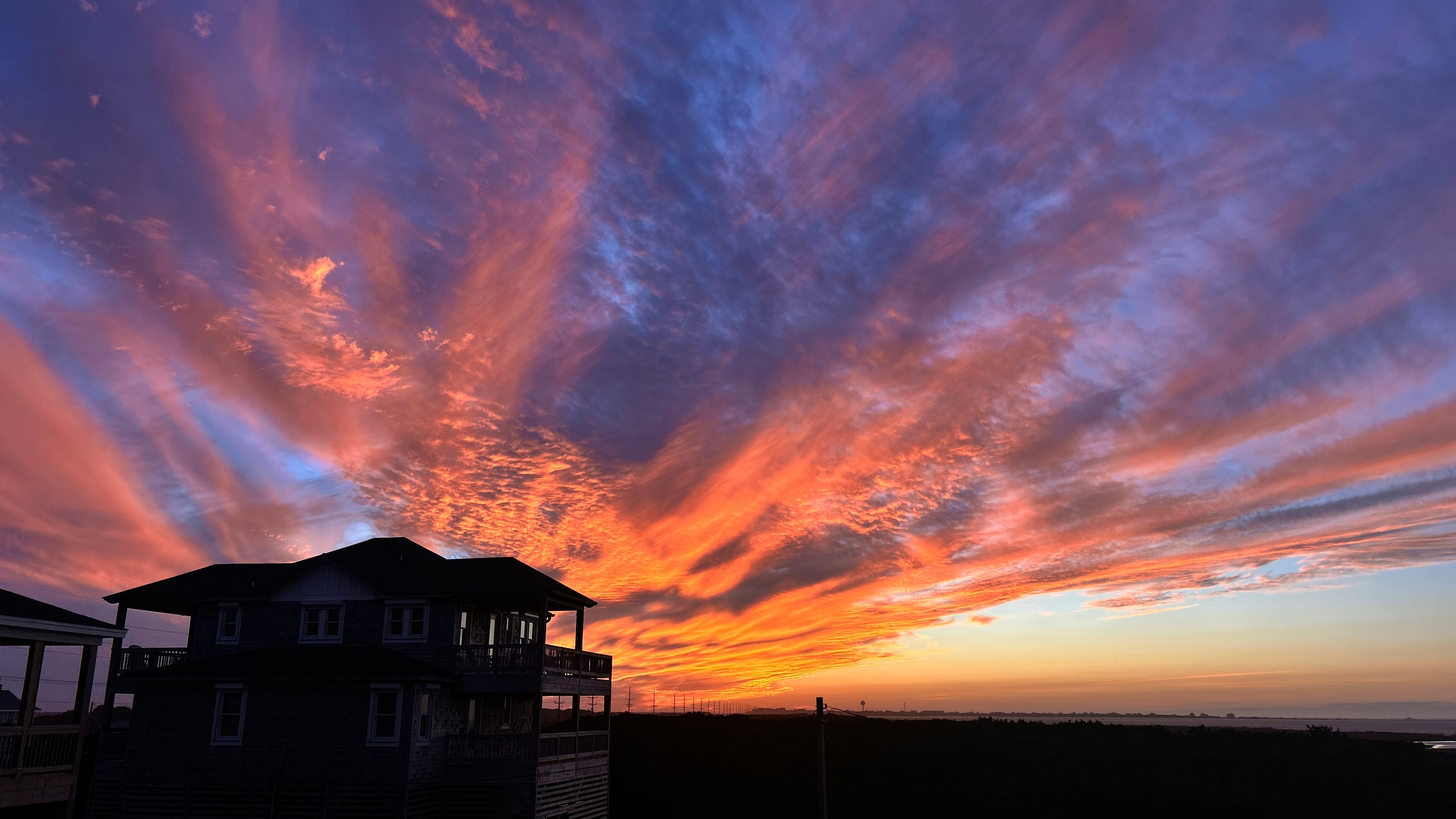 Winter Sunset over Hatteras