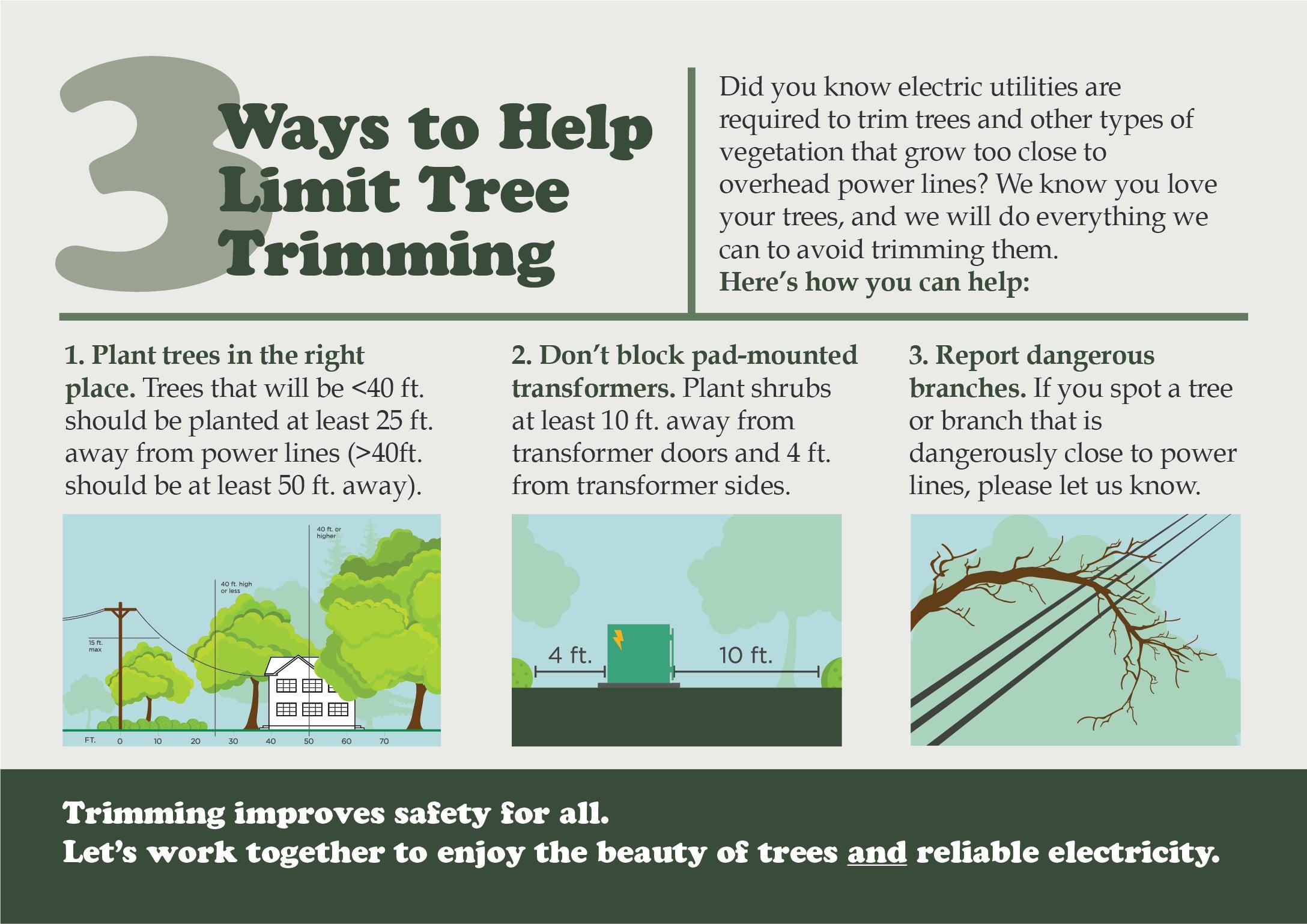 tree trimming limit
