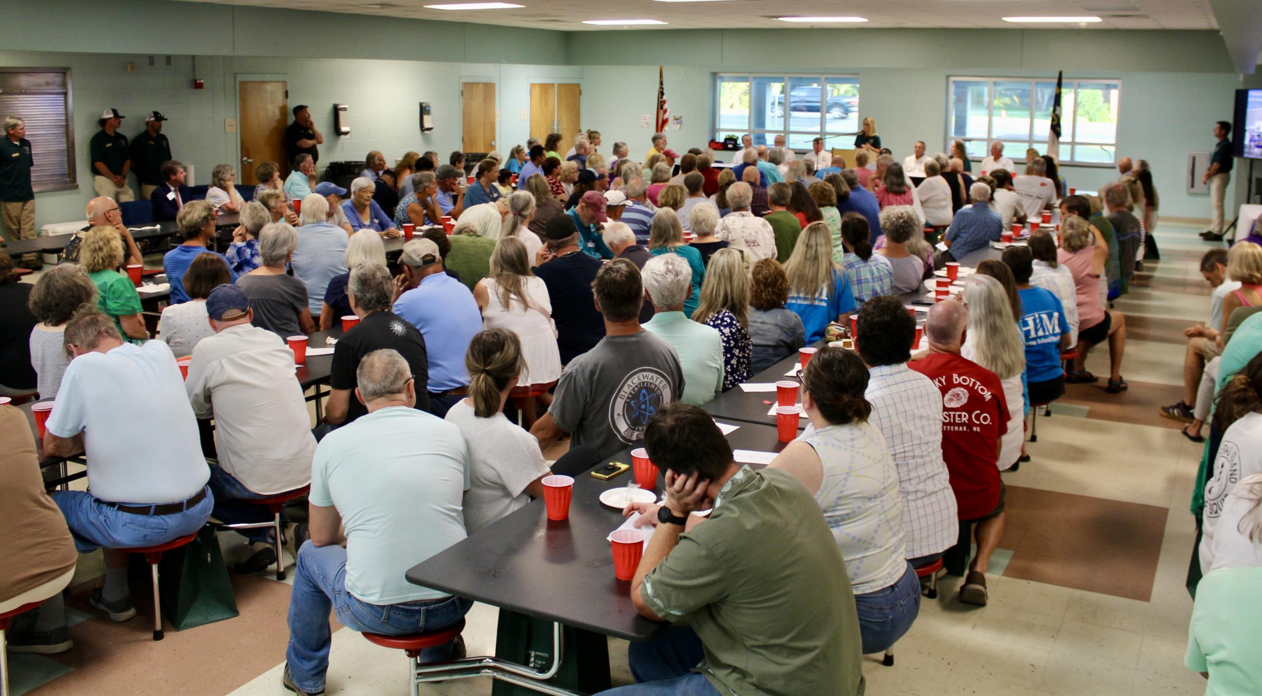 CHEC Annual Meeting of Members crowd at CHSS Cafeteria