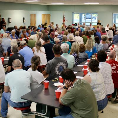 CHEC Annual Meeting of Members crowd at CHSS Cafeteria